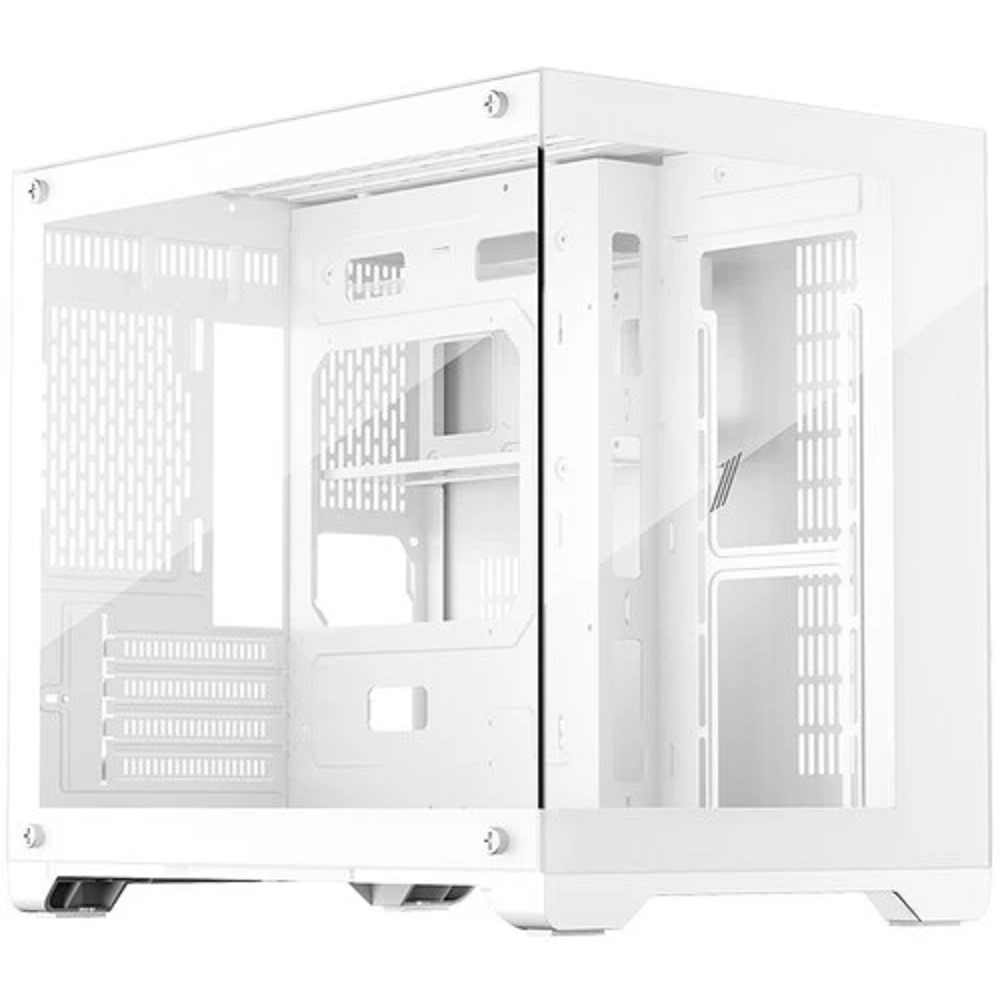 Компьютерный корпус 1STPLAYER MEGAVIEW MV6-T белый/mATX/MV6-TP-WH
