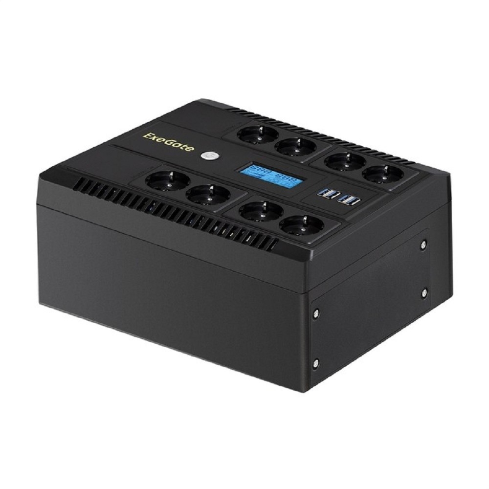 Повреждение упаковки Exegate EX293857RUS ИБП ExeGate NEO Smart LHB-800.LCD.AVR.8SH.CH.USB