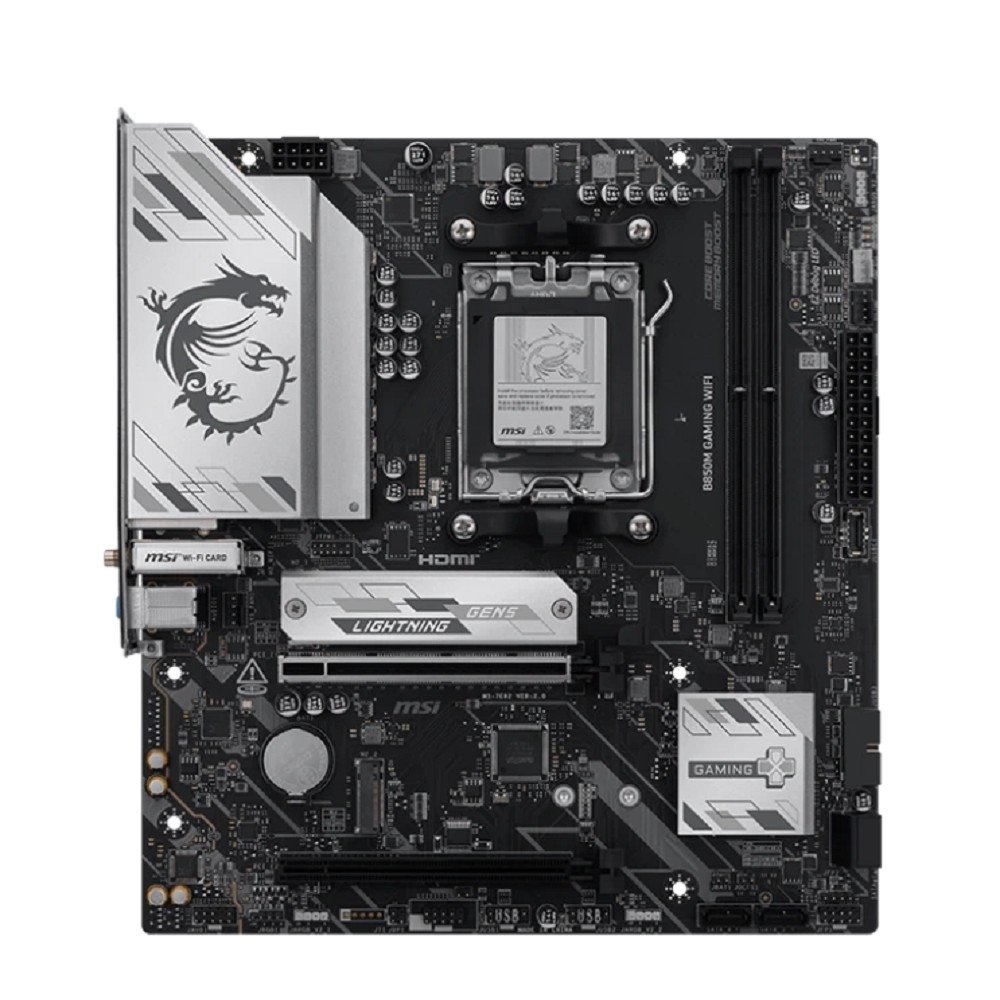 MICROSTAR MSI B850M GAMING WIFI SocketAM5 AMD B850 2xDDR5 mATX AC`97 8ch 5Gigabit RAID+HDMI+DP