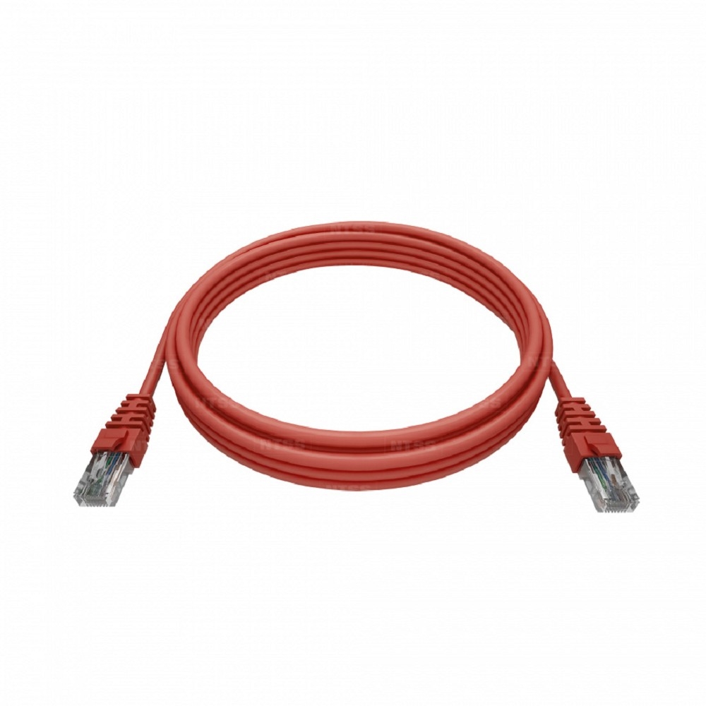 NTSS Патч-корд NTSS RJ45/8P8C, T568B UTP 6 кат. литой, 0.15 метров, LSZH, красный NTSS-PC-UTP-RJ45-6-0.15-LSZH-RD
