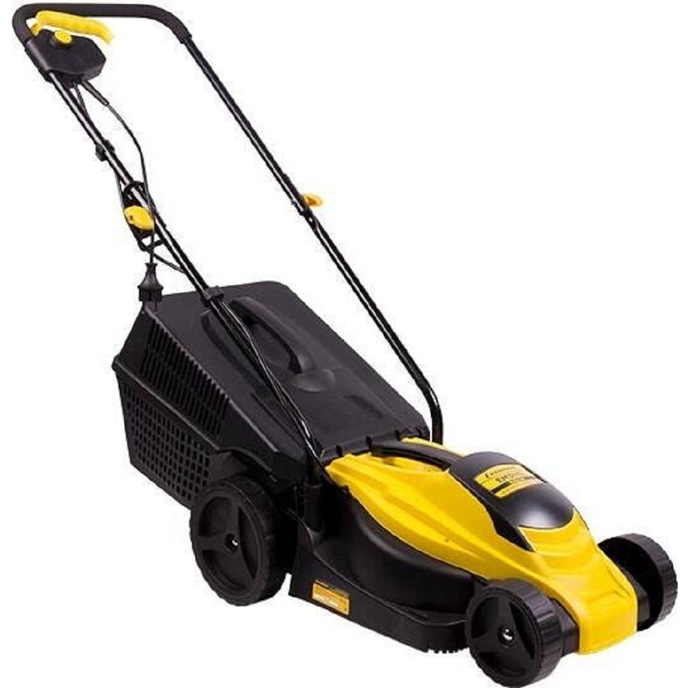 CHAMPION Газонокосилка эл. EM3110 { 1 кВт пласт.травосб. 30л ширина 320мм 20-60мм, 6,8кг }