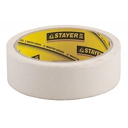 Лента STAYER "PROFI" малярная,  креповая, до 80 градусов, 30мм х 40м [1211-30]
