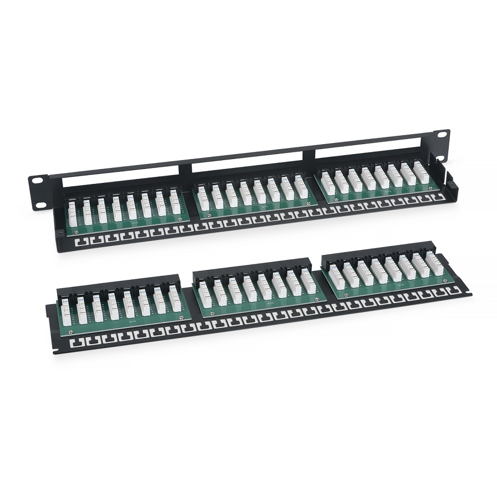 CABEUS PLHD-48-CAT.5E-DUAL IDC-1U ПАТЧ-ПАНЕЛЬ ВЫСОКОЙ ПЛОТНОСТИ 19", 1U, 48 ПОРТОВ RJ-45, КАТЕГОРИЯ 5E, DUAL IDC