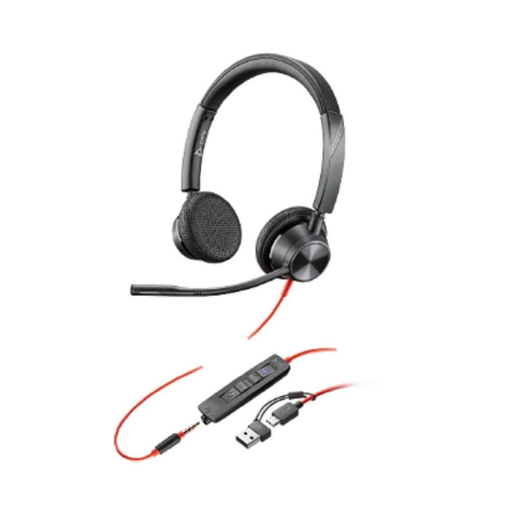 POLYCOM Poly BW 8X222AA 3325 -M USB-C HS +USB-C/A Гарнитура проводная
