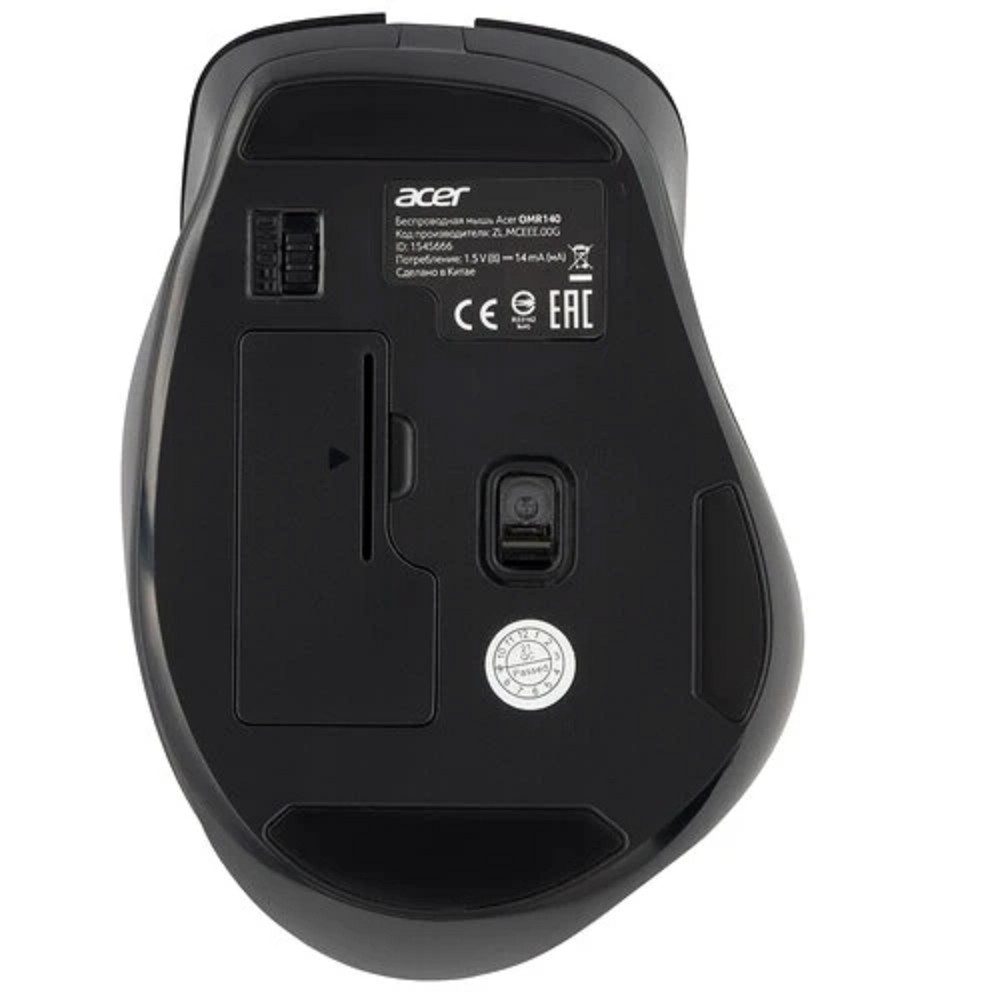 Acer OMR140 [ZL.MCEEE.00G] оптическая, беспроводная, USB, черный [zl.mceee.00g]