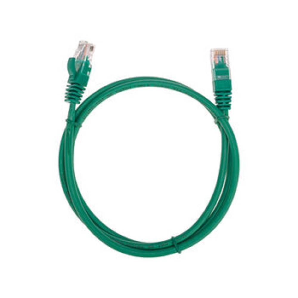 Патч-корд U/UTP, CAT 5e, RJ45-RJ45, 26AWG, LSZH, зеленый, 1м  REXANT (02-0106-1)