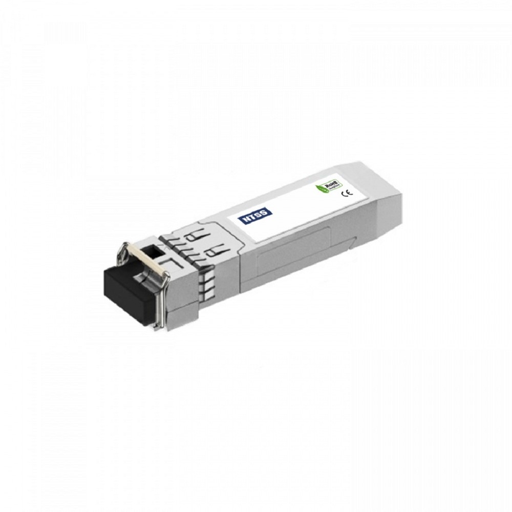 NTSS Модуль NTSS SFP+, 10Гбит/с, разъём LC, рабочая длина волны 1270/1330нм, SM, WDM, дальность до 40км, ОБ 16дБ, DDM NTSS-SFP+10G-23-40LD