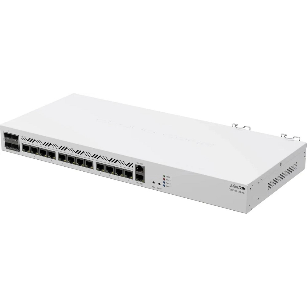 MikroTik CCR2116-12G-4S+ Маршрутизатор проводной, 12*1Gbit RJ45, 4*SFP+