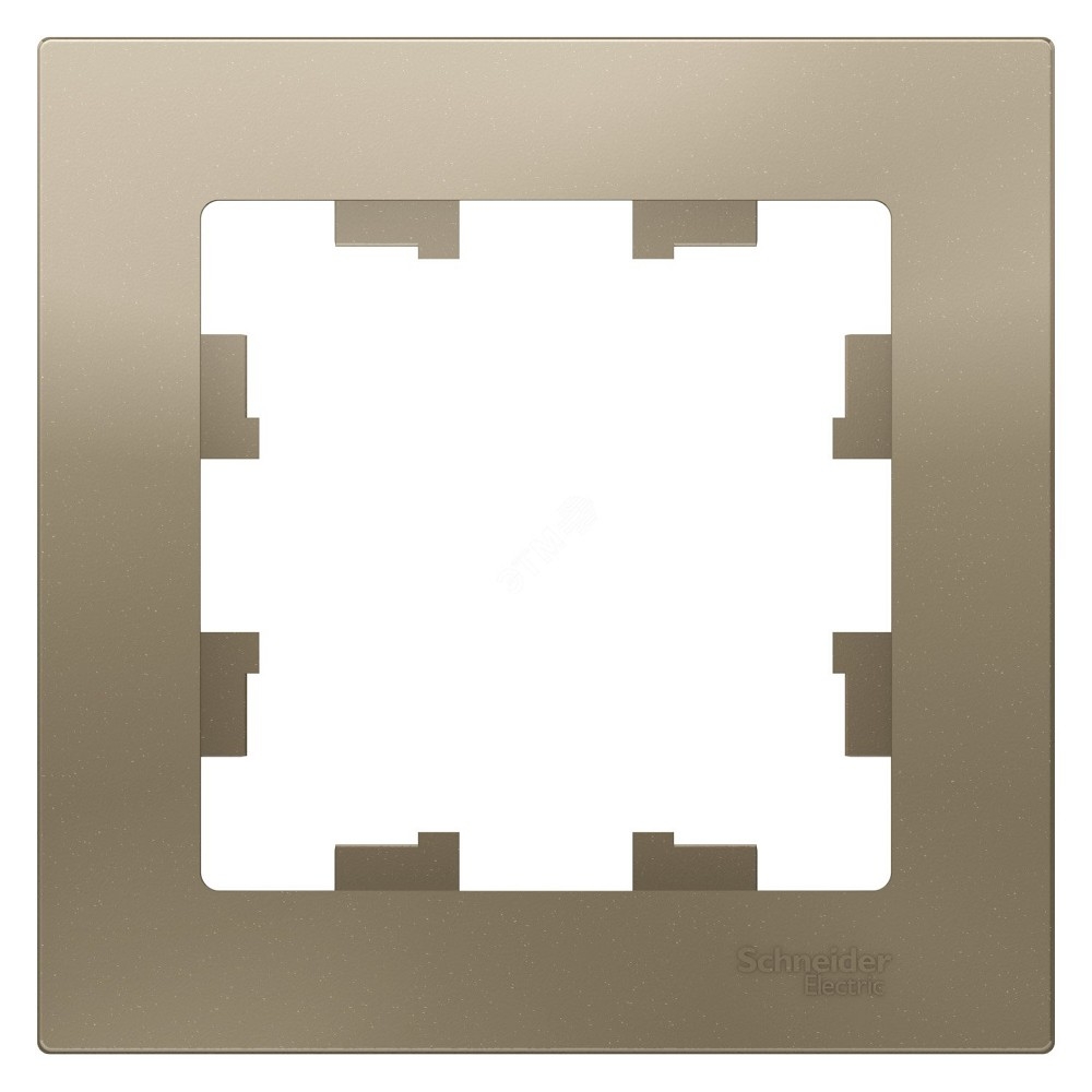 Systeme electric ATN000501 ATLASDESIGN 1-постовая РАМКА, ШАМПАНЬ