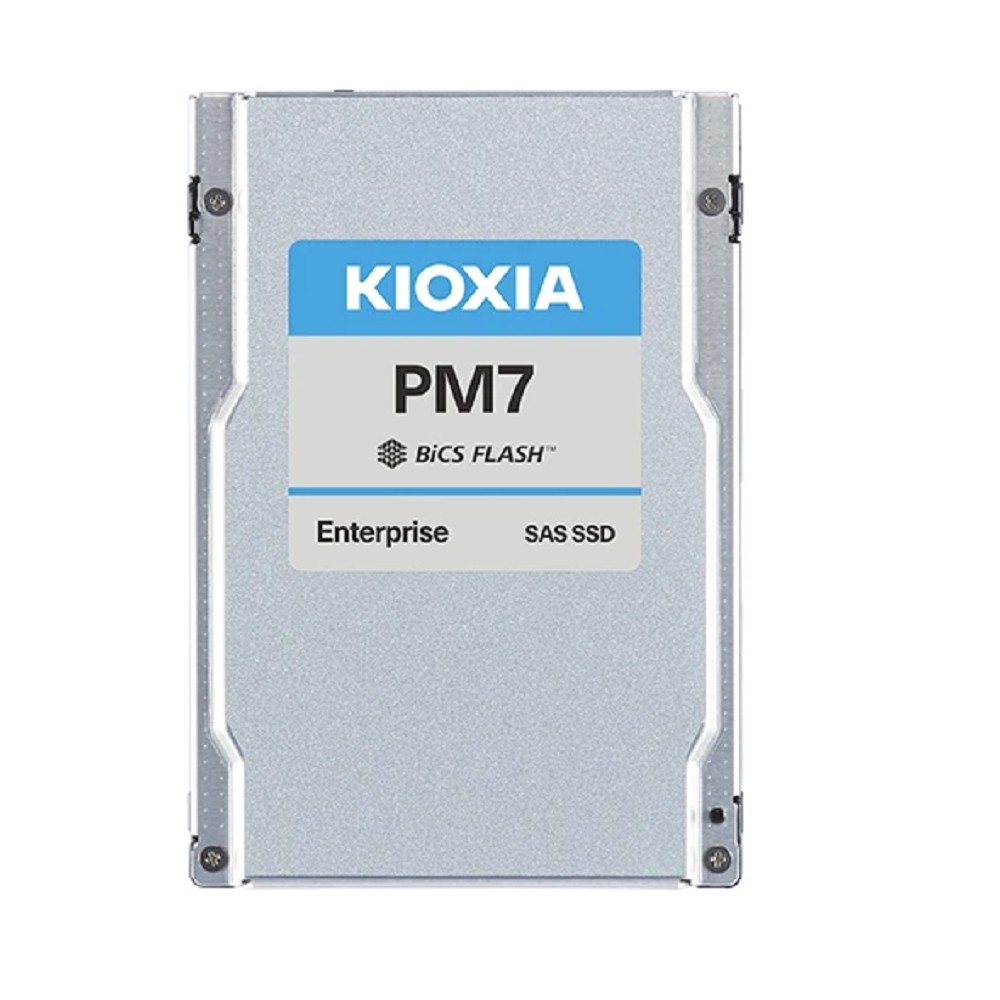 SSD накопитель KIOXIA Enterprise SSD 2,5"(SFF), PM7-V, 6400GB (6.4TB), SAS 24G (SAS-4, 22,5Gbit/s), R4200/W4100MB/s, IOPS(R4K) 720K/355K, MTTF 2,5M, 3DWPD/5Y (Mixed Use), TLC, 15mm (replace KPM61VUG6T40)