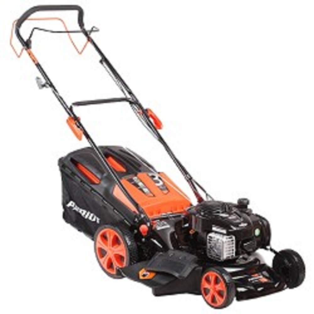 PATRIOT PT 47BS Газонокосилка бензиновая [512109016] {Двиг. Briggs&Stratton, раб. Об. 148сс, мощн. 3.5 л.с., раб. Шир. 46см, регул. высоты 30-75мм прорезин. колеса 178-254мм, травосбор. 60л}