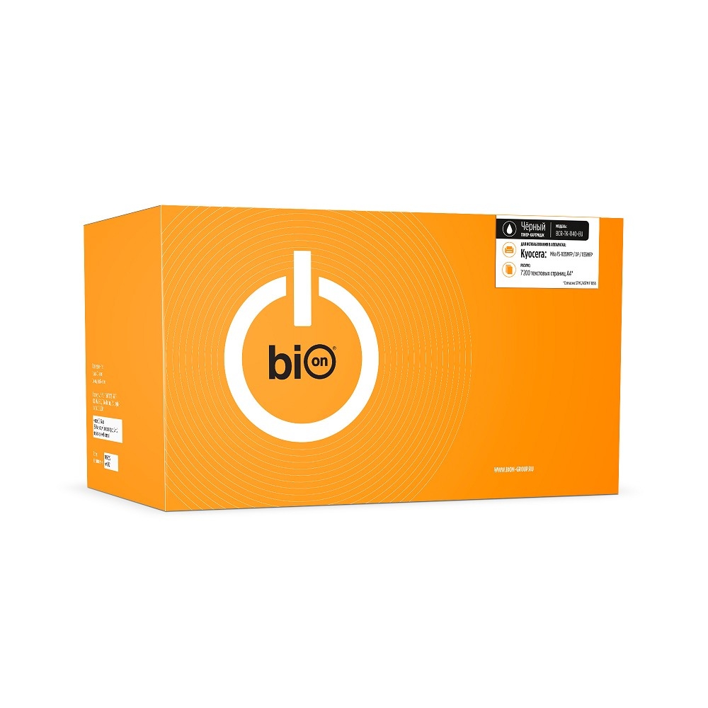 Bion BCR-TK-1140-EU  Картридж для Kyocera{ FS-1035MFP/DP/1135MFP/1030, ECOSYS M2035dn/M2535DN}(7200  стр.),Черный, с чипом