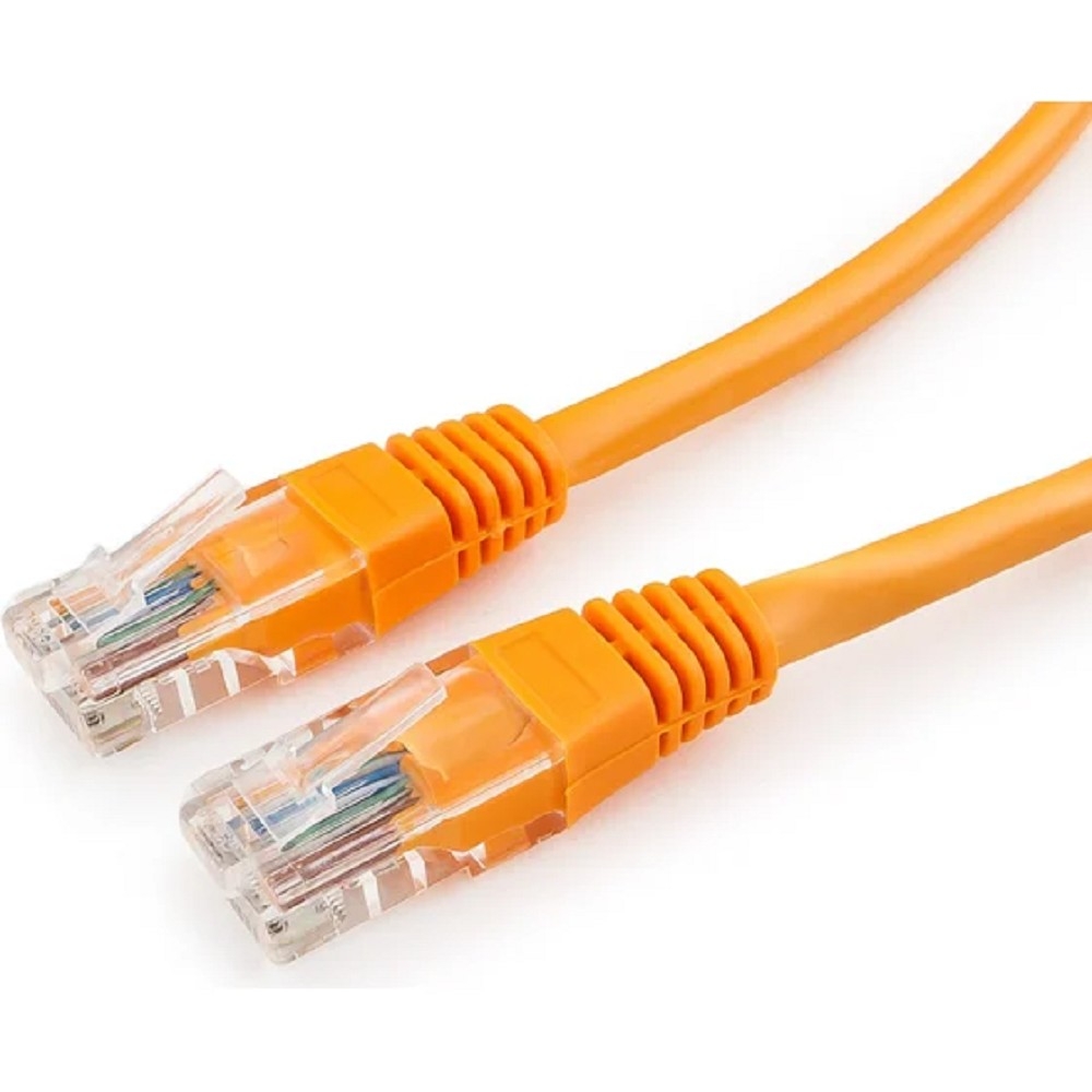 <084469> Кабель патч-корд .Patch cord кат.5e  1.5м, Cablexpert, многожильный, оранжевый [PP12-1.5M/O]