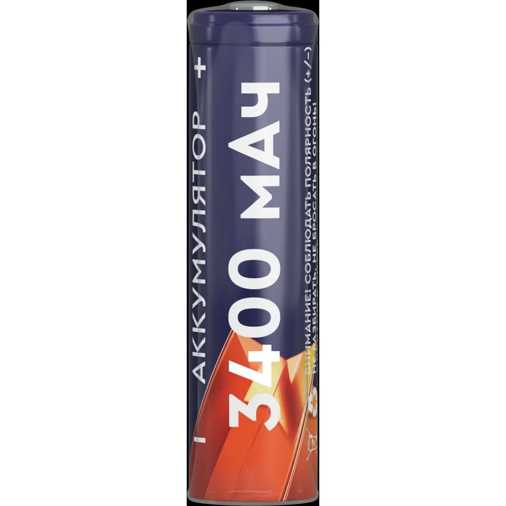 Аккумуляторы СТАРТ INR18650 3400 мАч 3,6В 3С - 200 (1 шт. в уп-ке)