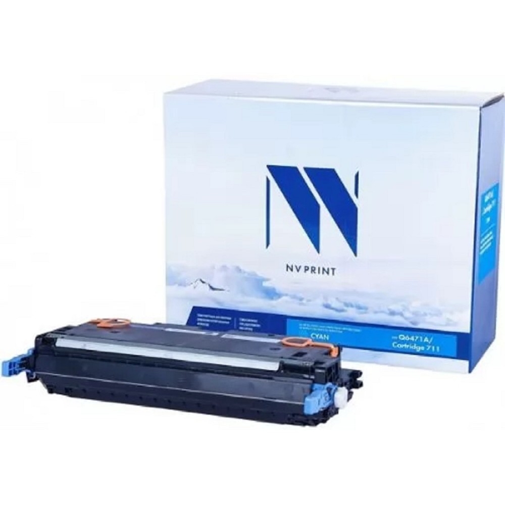 Картридж лазерный NVPrint совместимый HP Q6472A/Canon 711 Yellow для LaserJet Color 3505/3505x/3505n/3505dn/3600/3600n/3600dn/3800/3800n/3800dn/3800dnt/Canon LBP-5300/5360/MF-9130/9170/9220Cdn/9280Cdn (4000k)