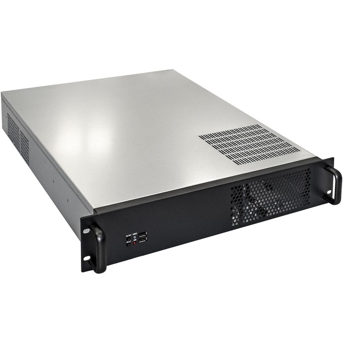 Exegate EX293341RUS Серверный корпус ExeGate Pro 2U550-08 <RM 19", высота 2U, глубина 550, БП 900ADS, 2*USB>