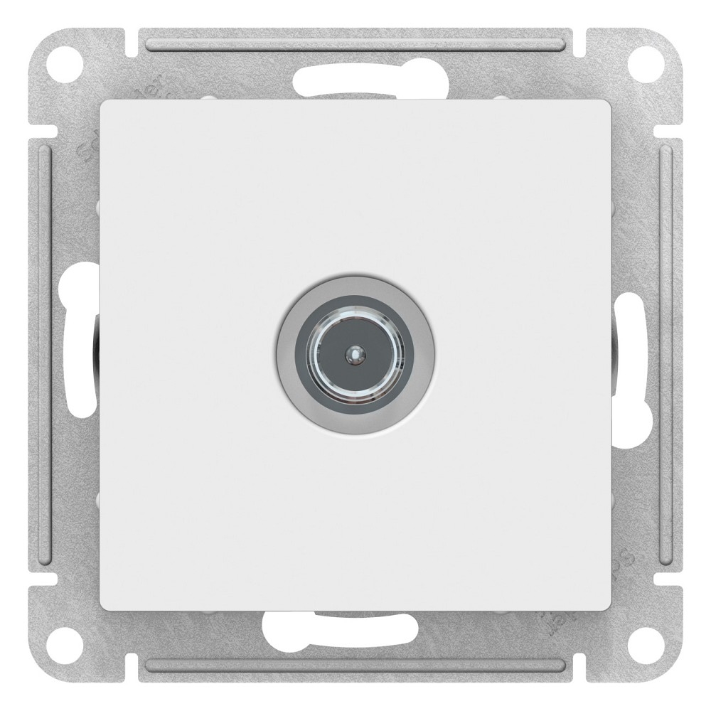 Systeme electric ATN000191 ATLASDESIGN TV РОЗЕТКА оконечная 1DB, механизм, БЕЛЫЙ