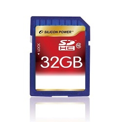 SecureDigital 32Gb Silicon Power SP032GBSDH010V10 {SDHC Class 10}
