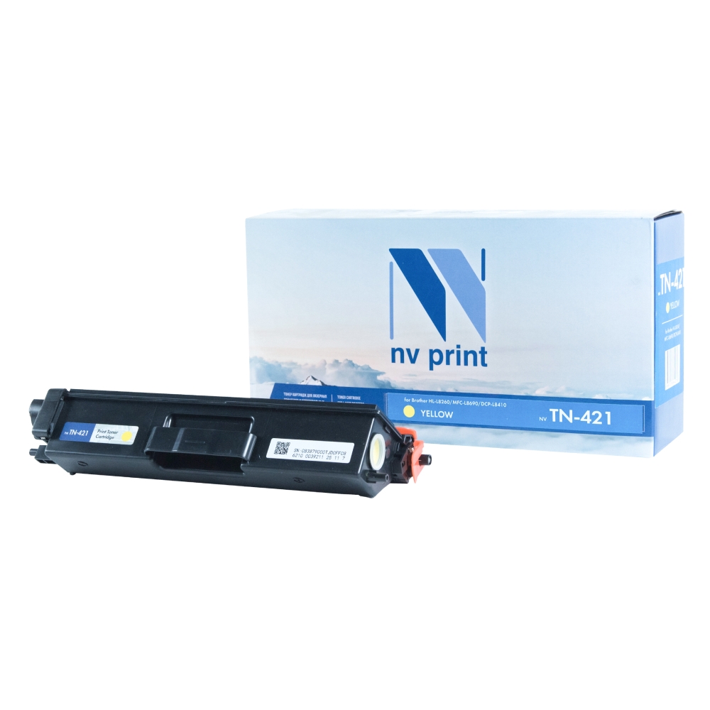 Картридж NVPrint совместимый NV-TN-421 Yellow для Brother HL-L8260/MFC-L8690/DCP-L8410 (1800k)