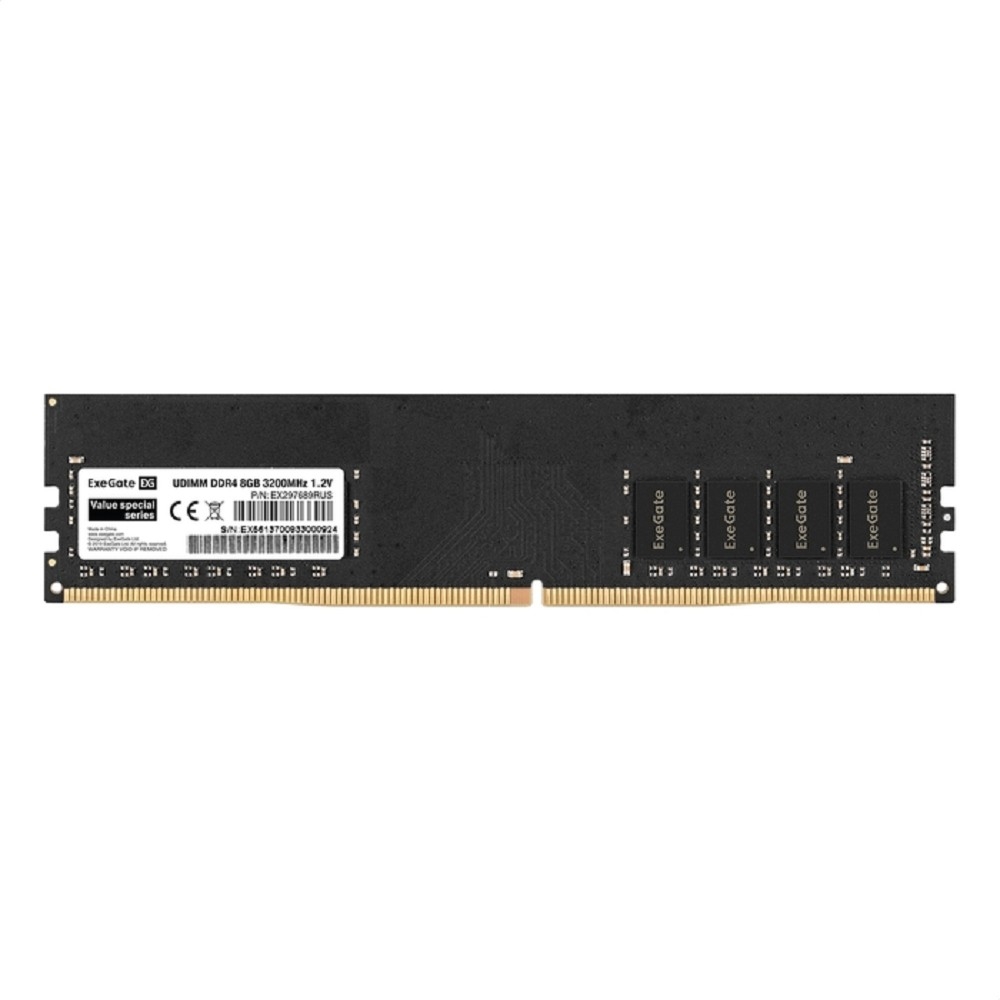 Exegate EX297689RUS Модуль памяти ExeGate Value Special DIMM DDR4 8GB <PC4-25600> 3200MHz