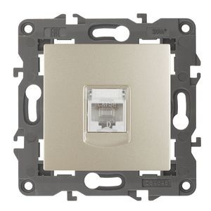 Эра Б0034305 14-3107-04 Розетка RJ45, IP20, шампань