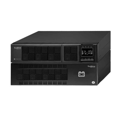 Источник бесперебойного питания Systeme Electriс SRV SRVSE6KRTXLI5U 5400Вт 6000ВА черный