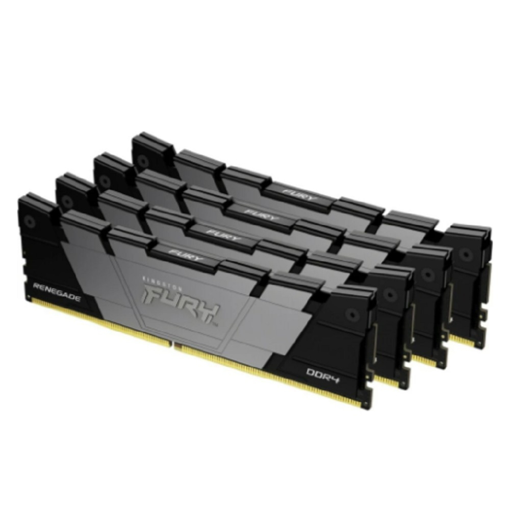 Kingston DDR4 DIMM 32GB 2666MHz  CL13 (Kit of 4) FURY Renegade Black