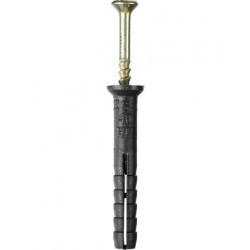 STAYER Master Дюбель-гвоздь полипропиленовый, потайный бортик, 6 x 40 мм, 125 шт,  [30645-06-040]