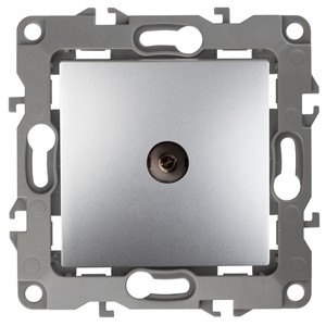 Эра Б0014707 12-3101-03 Розетка TV одиночная, Эра12, алюминий