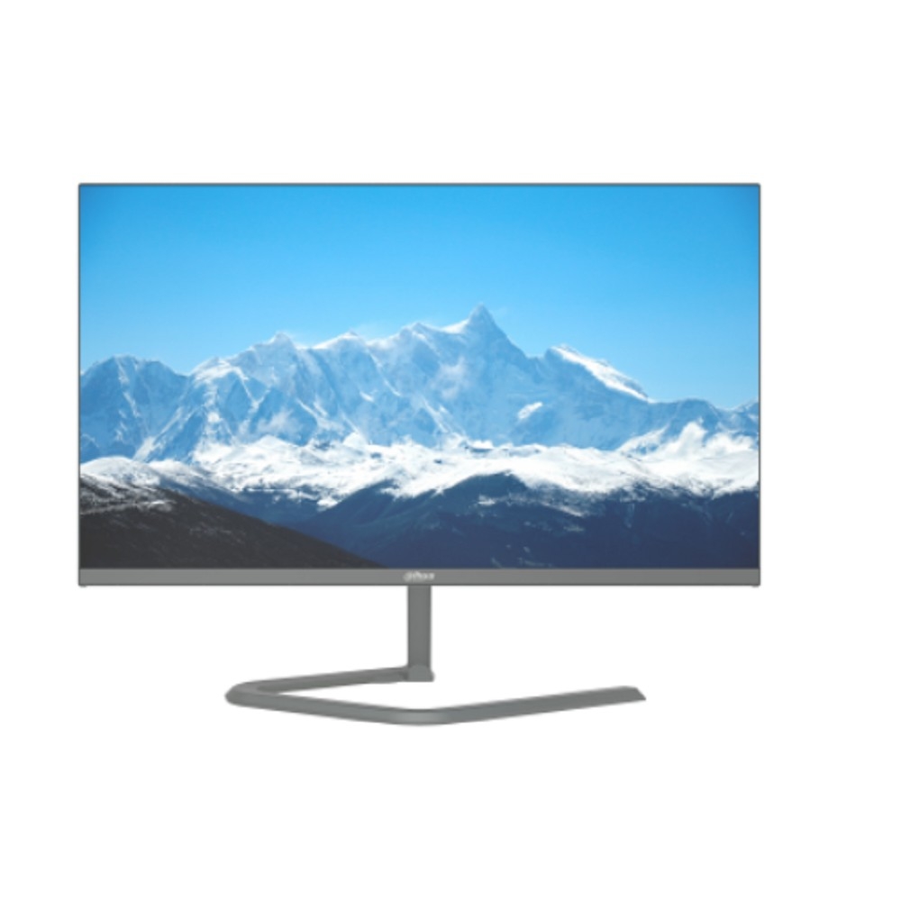 DAHUA DHI-LM24-C201P 23.8" FHD(1920x1080); IPS; ELED подсветка; 250 кд/м2; Контраст 1000:1; 100Гц; время отклика 5 мс; VGAx1, HDMIx1; Аудио выход x1