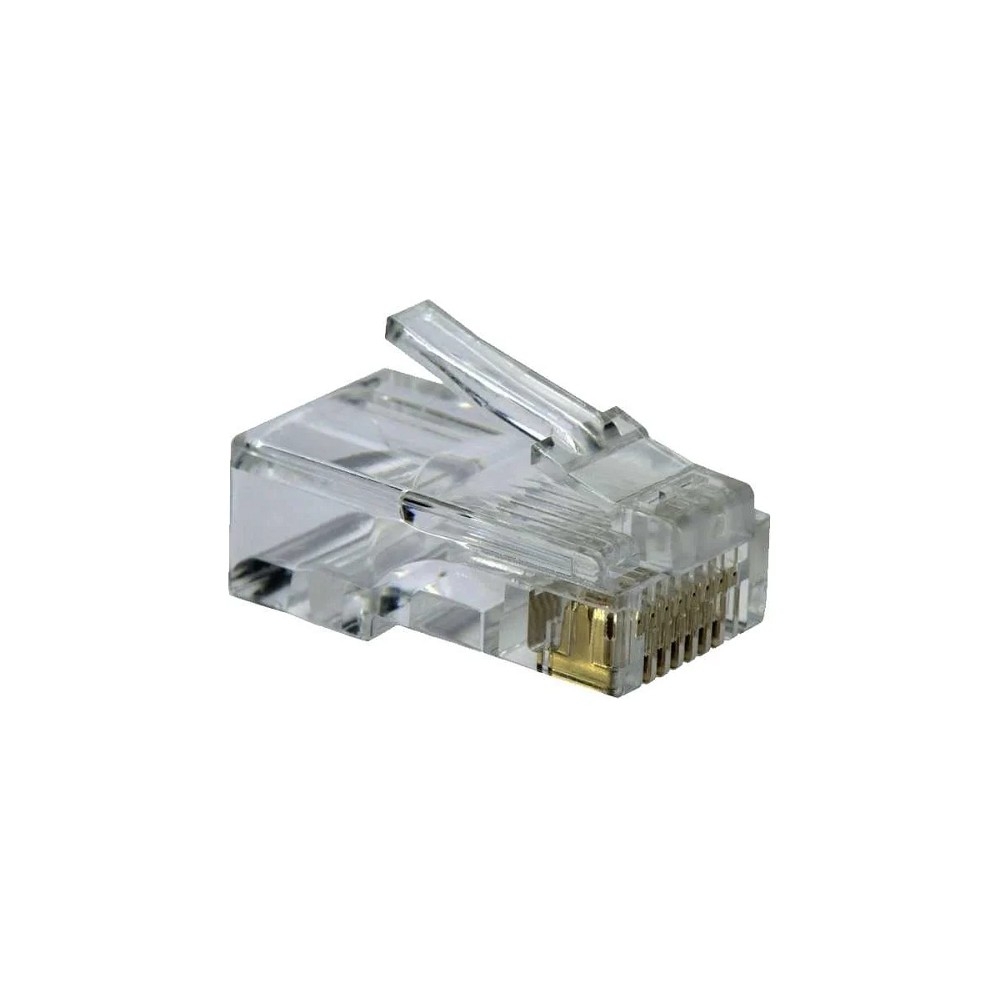 5bites US100A/US010A Коннектор  RJ-45 8p8c 6кат., зол.напыление (1шт)