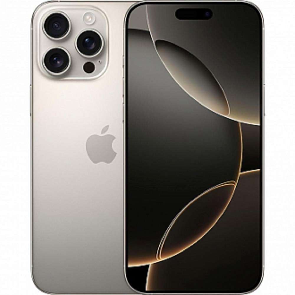Смартфон Apple A3295 iPhone 16 Pro Max 512Gb титан моноблок 3G 4G 1Sim 6.9" 1320x2868 iOS 18 48Mpix 802.11 a/b/g/n/ac/ax/be NFC GPS Protect
