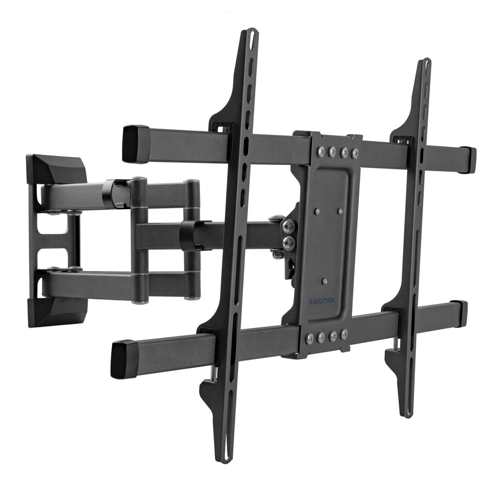 Kromax CORBEL-10 grey titan {32"-75";  Максимальная нагрузка: 45 кг;  VESA: 200x200, 200х300, 200х400, 300х200, 300х300, 300х400, 400х200, 400х300, 400х400, 600х400 мм;  Наклон: +5°-12°Поворот: ±90°}