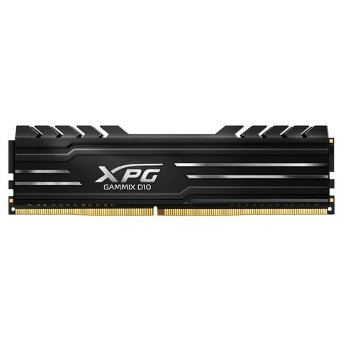 Модуль памяти ADATA XPG GAMMIX D10 Black Gaming Memory AX4U320016G16A-SB10 16GB DDR4 3200 DIMM Non-ECC, CL16, 1.35V, Heat Shield, RTL, (931658)
