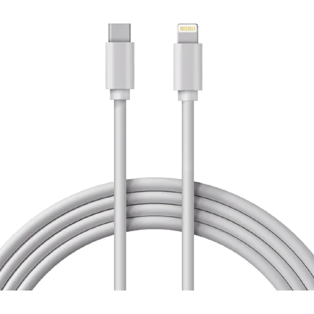 Rexant (18-1129) Кабель Lightning – Type-C 3A, 1м, ПВХ, белый 