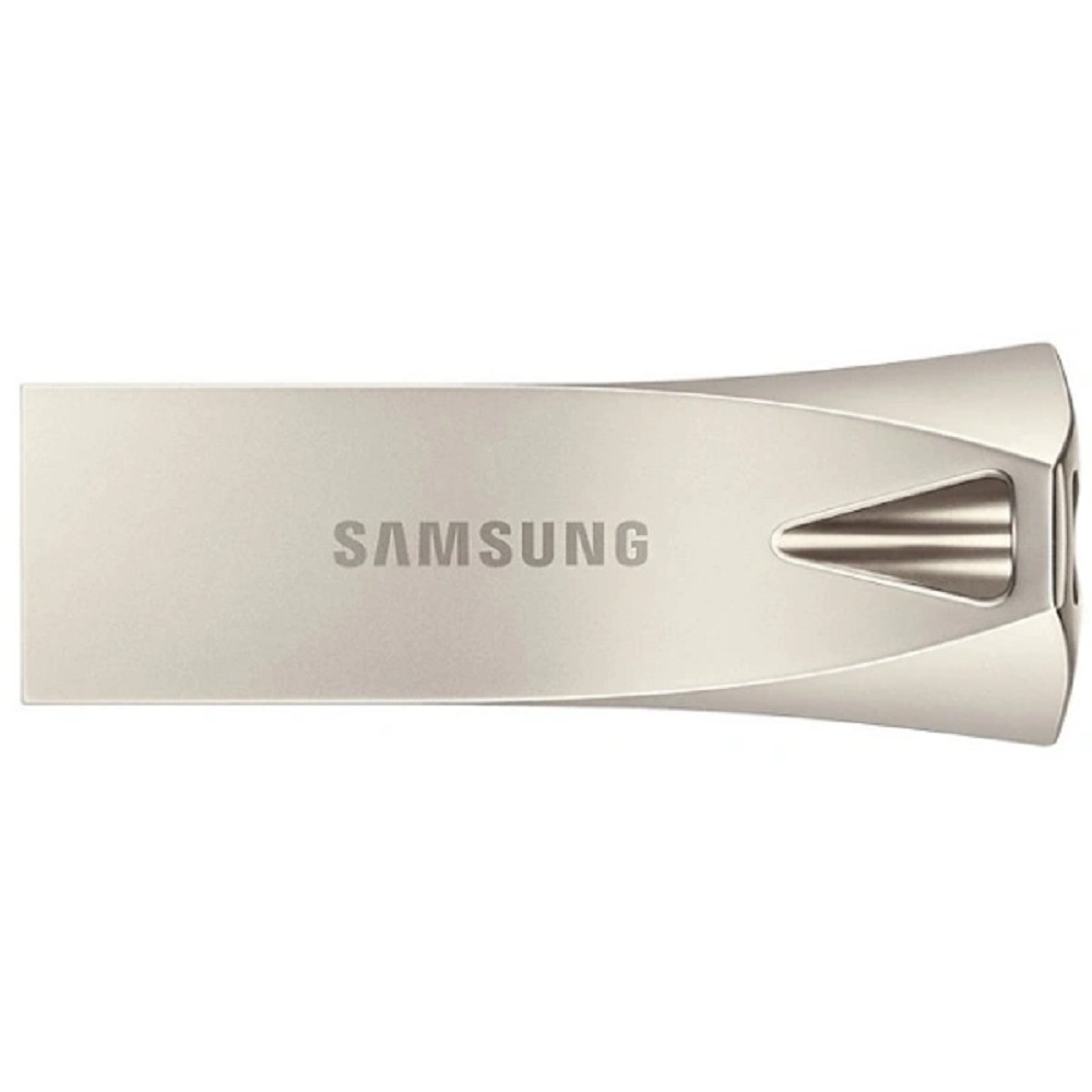 Флеш диск SAMSUNG 64Gb Bar Plus (Бар Плюс) серебристый (USB Type-A, корпус металл) (MUF-64BE3/APC)