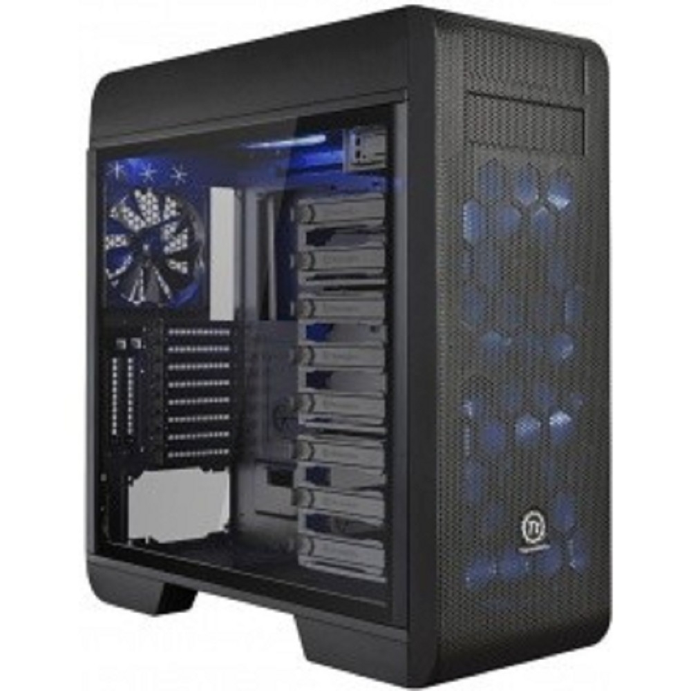Bigtower Thermaltake <CA-1B6-00F1WN-04> Black Core V71 Window E-ATX без БП, с окном
