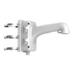 DS-1604ZJ-pole Кронштейн HIKVISION 1707х2553х3555 (ШхГхВ) на столб для систем видеонаблюдения материал: алюминий с резиновой прокладкой цвет: белый
