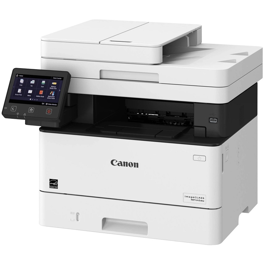 Canon i-Sensys MF455dw А4, МФУ, лазерное, черно-белое ,38стр/мин, 1200dpi, 800МГц, 1024Мб, 250+100, WiFi/USB/Ethernet , 3100стр/картридж, (5161C006)