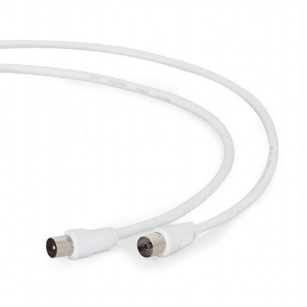 Кабель Кабель телевизионный, Coaxial M/F, белый, 5м (CCV-515-W-5M)