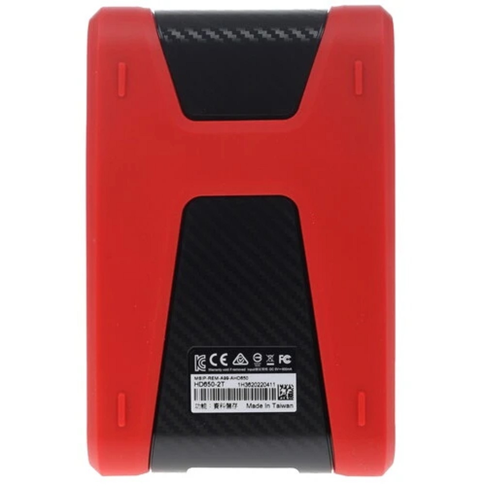 A-Data Portable HDD 2Tb HD650 AHD650-2TU31-CRD {USB 3.1, 2.5", Red}