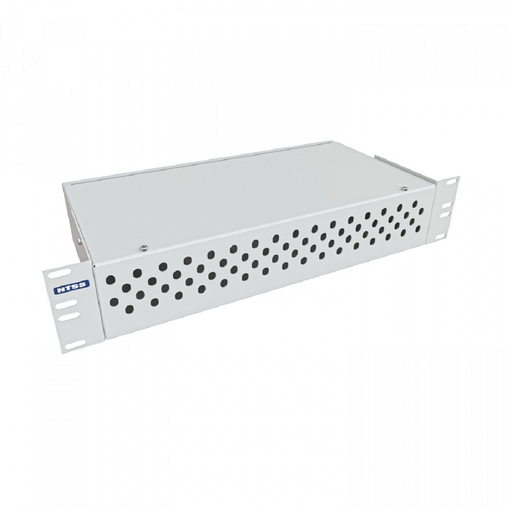 NTSS Кросс NTSS оптический 19'' укомплектованный 2U, 64 порта FC/UPC, 9/125 мкм (сплошная панель, сплайс-кассета 2шт, пигтейлы, КДЗС, адаптеры) серый RAL 7035 NTSS-RFOB-2U-64-FC/U-9-SP1.5G0AY