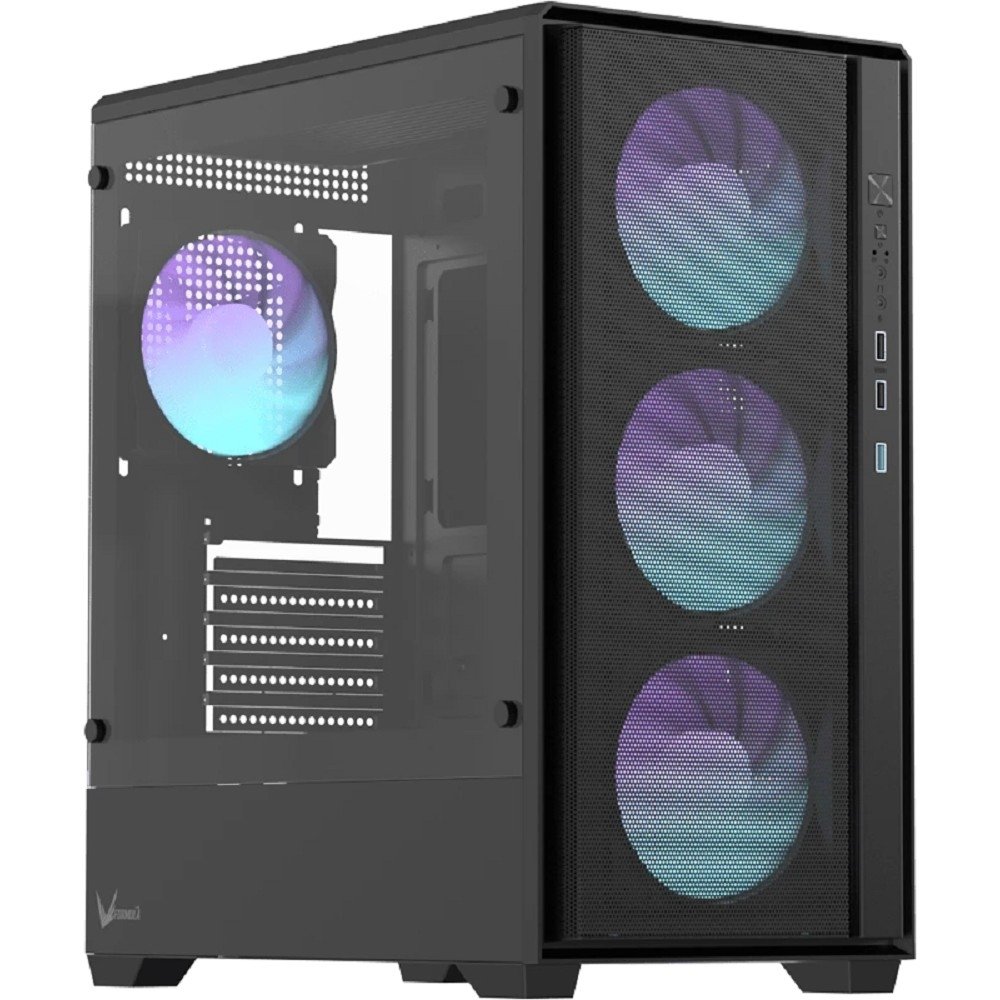 Корпус Formula Air Mesh G5 Black, Mini-Tower, чёрный, 3 x 120 мм