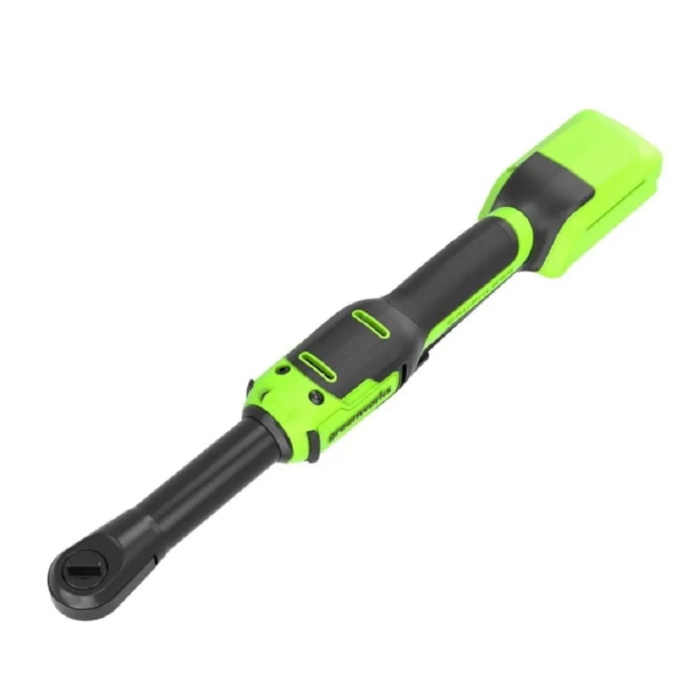 Greenworks GD24RWX Гайковерт-трещотка удлиненная, 24V, бесщеточная, 1/2", 80Нм, редуктор 170 мм, без АКБ и ЗУ [3803907]