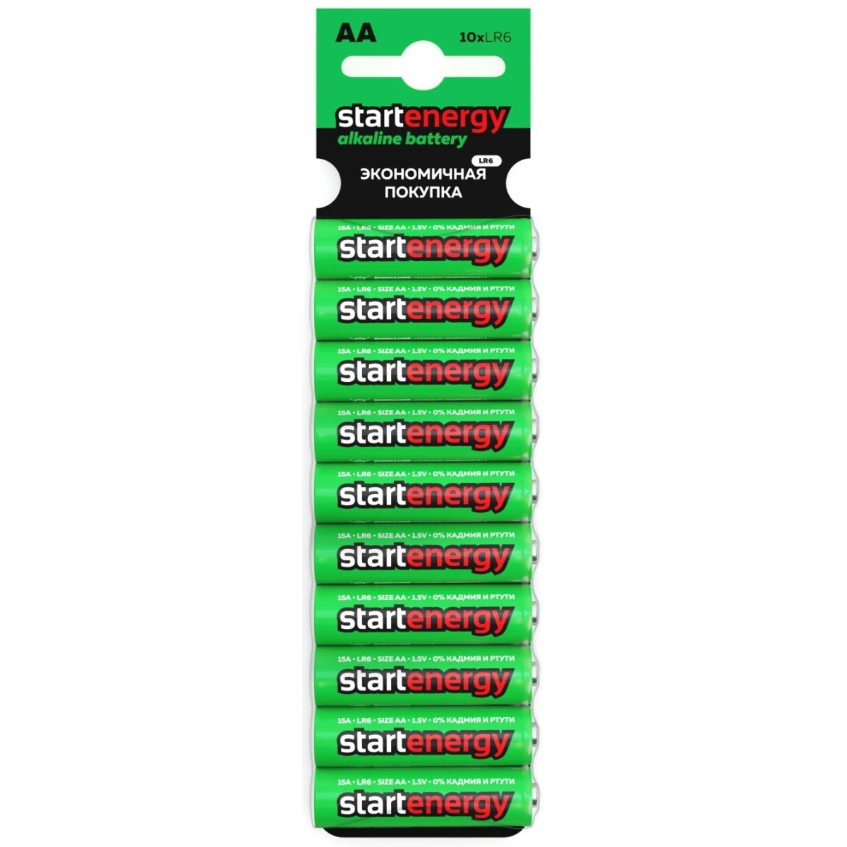 Батарейки СТАРТ ENERGY LR6-BL10 - 120/720 (10 шт. в уп-ке)