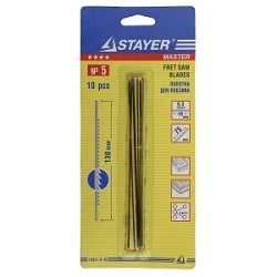 Полотна для лобзика, 10шт, №5, 130мм, STAYER Master [15321-S-10_z01] 