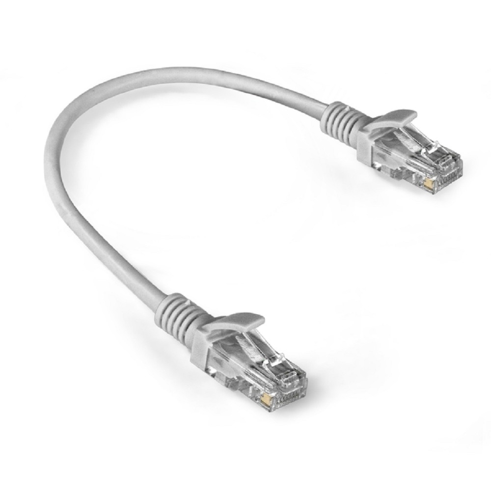 Патч-корд Exegate UTP-RJ45-RJ45-5e-0,3M-LSZH-GY 1Гбит/с UTP 4 пары cat.5E CCA 0.3м серый RJ-45 (m)-RJ-45 (m) (EX286375RUS)