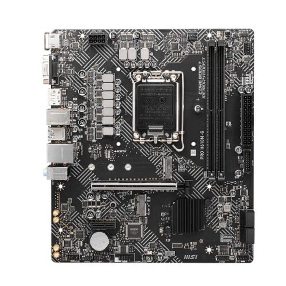 MICROSTAR MSI PRO H610M-G, LGA 1700, Intel H610, mATX, Ret