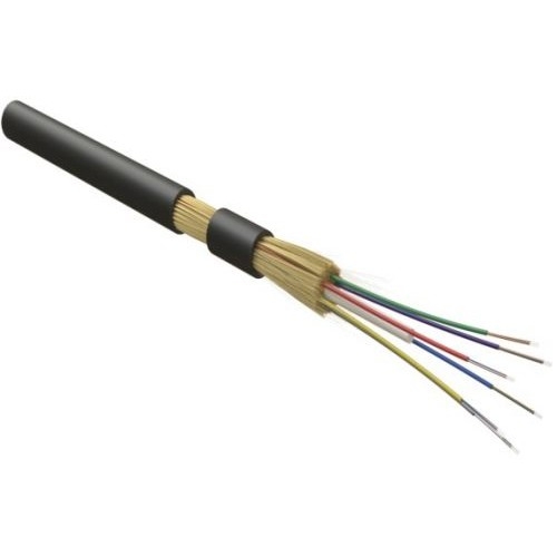 Hyperline FO-MB-IN/OUT-9S-36-LSZH-BK Кабель волоконно-оптический 9/125 (SMF-28 Ultra) одномодовый, 36 волокон, безгелевые микротрубки 1.1 мм (micro bundle), внутр./внеш., LSZH, нг(А)-HF, –40