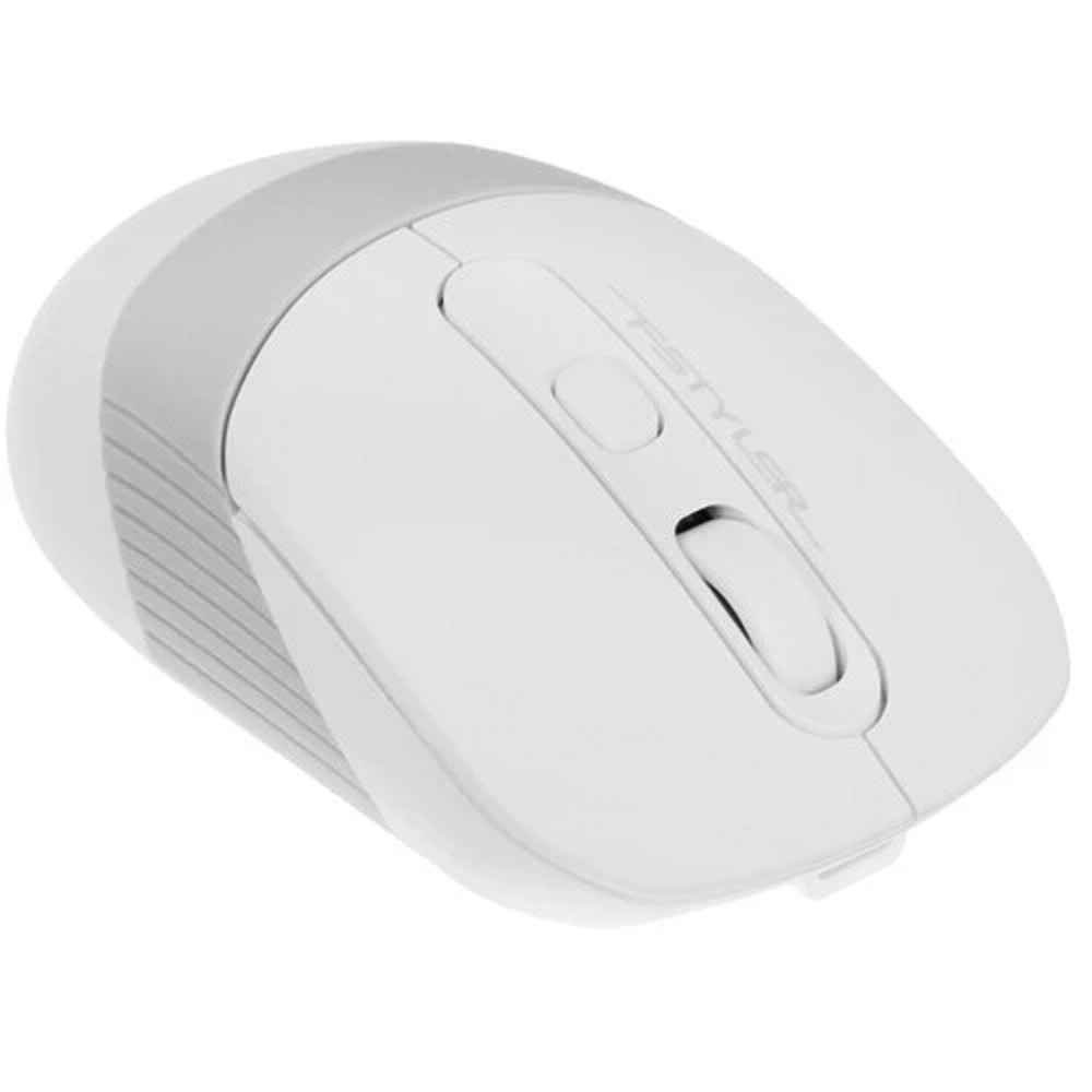 Мышь A4Tech Fstyler FB10C белый/серый оптическая (2400dpi) беспроводная BT/Radio USB (4but) [1583792]